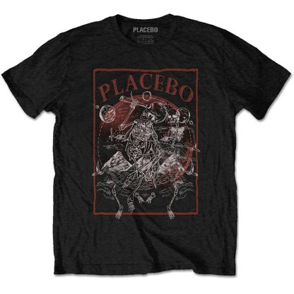 PLACEBO Astro Skeletons Slim Fit T-shirt