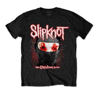 SLIPKNOT Chapeltown Rag Mask (Back Print) Slim Fit T-shirt