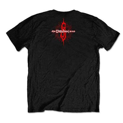SLIPKNOT Chapeltown Rag Mask (Back Print) Slim Fit T-shirt - Image 2