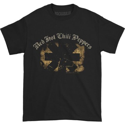 RED HOT CHILI PEPPERS Textured Rectangle T-shirt