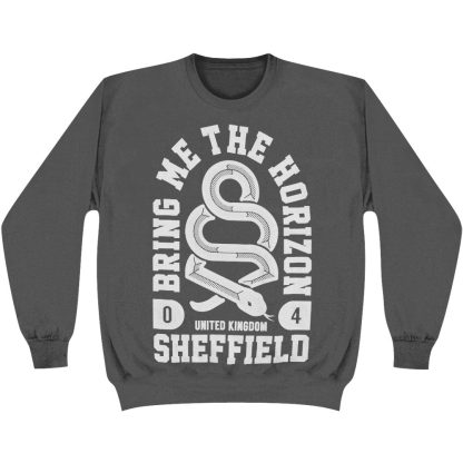 BRING ME THE HORIZON Snake Crew Neck Fleece Sweatshirt