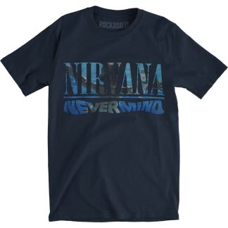 NIRVANA Nevermind Album Play List Slim Fit T-shirt