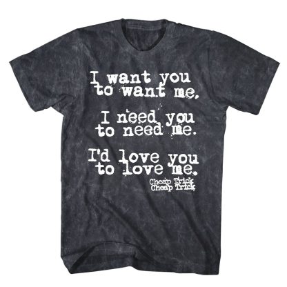 CHEAP TRICK I Want You Mineral Wash T-shirt