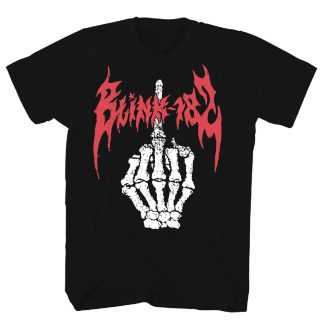 BLINK 182 Skeleton Finger T-shirt