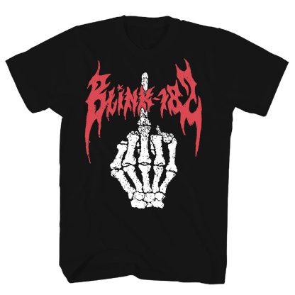 BLINK 182 Skeleton Finger T-shirt