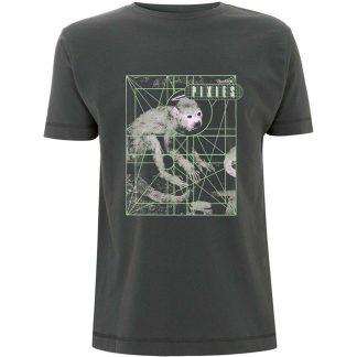PIXIES Monkey Grid Slim Fit T-shirt