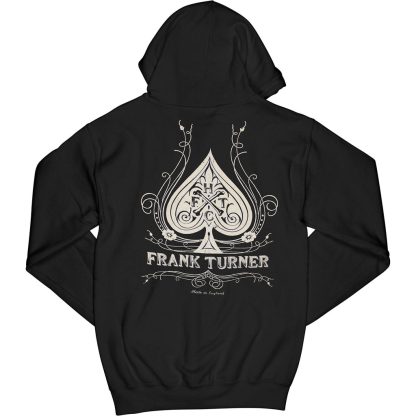 FRANK TURNER Made in England Logo Zippered Hooded Sweatshirt - Image 2