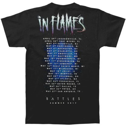 IN FLAMES Battles 2017 Summer Tour T-shirt - Image 2