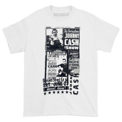 JOHNNY CASH The Fabulous  Show Slim Fit T-shirt