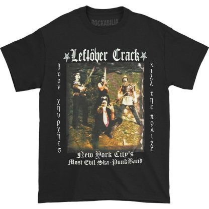 LEFTOVER CRACK Black Metal T-shirt