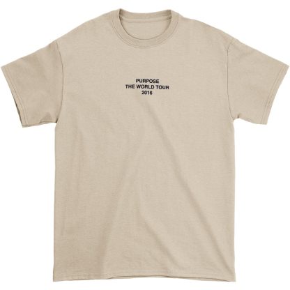JUSTIN BIEBER Purpose The World Tour 2016 Bieber 6 T-shirt
