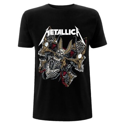 METALLICA Skull Moth Slim Fit T-shirt