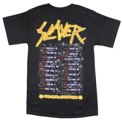 SLAYER The Final Campaign T-shirt - Image 2