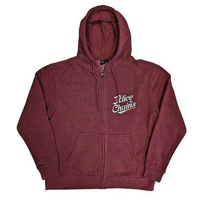 ALICE IN CHAINS Circle Emblem Zippered Hooded Sweatshirt