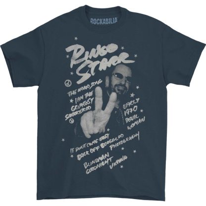 RINGO STARR  Song Titles T-shirt
