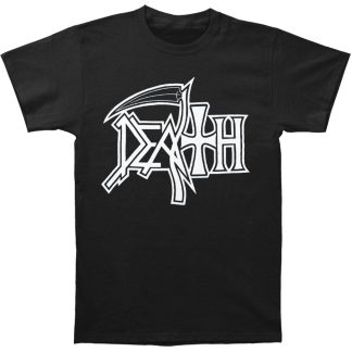 DEATH New Logo (White on Black) T-shirt