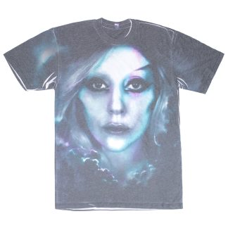 LADY GAGA Clouds (Back Is All White) Sublimation T-shirt