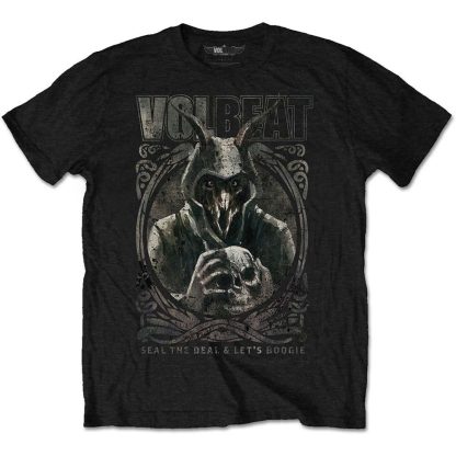 VOLBEAT Goat with Skull Slim Fit T-shirt