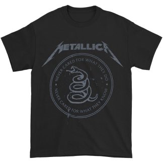 METALLICA Snake Black T-shirt
