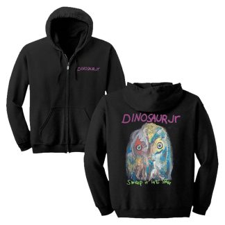 DINOSAUR JR Sweep It Into Space Hoodie Zippered Hooded Sweatshirt