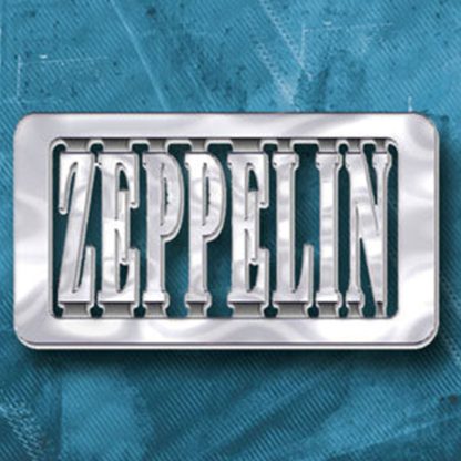 LED ZEPPELIN Logo Silver Chrome Buckle Belt Buckle - Image 2