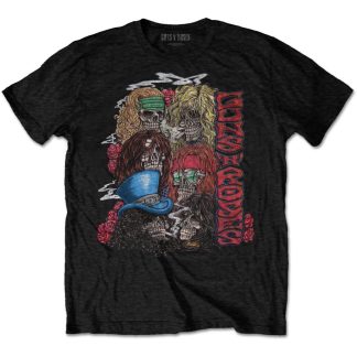 GUNS N ROSES Stacked Skulls T-shirt