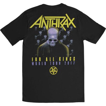 ANTHRAX Among The Kings World Tour 2018 Slim Fit T-shirt - Image 2