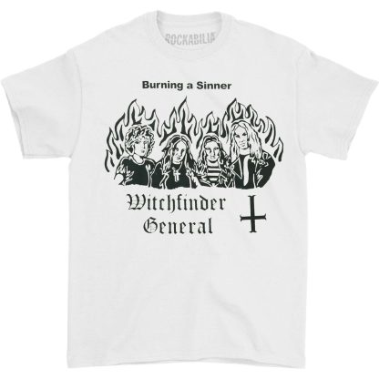 WITCHFINDER GENERAL (BAND) Burn a Witch T-shirt