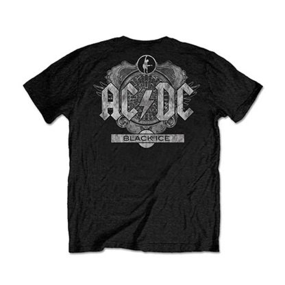 AC/DC Black Ice (Back Print/Retail Pack) Slim Fit T-shirt - Image 2