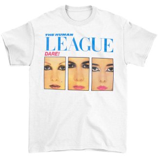 HUMAN LEAGUE Dare White T-shirt