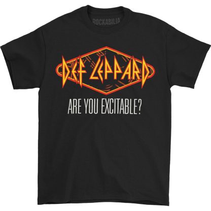 DEF LEPPARD Excitable 2013 Spring Tour T-shirt