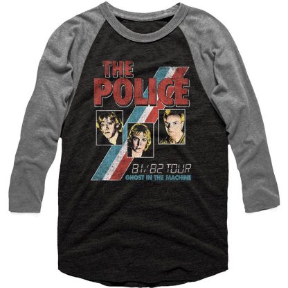 POLICE Ghost In The Machine Baseball Jersey